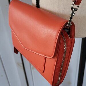 Vera Bradley Accordion Faux Leather Crossbody Bag